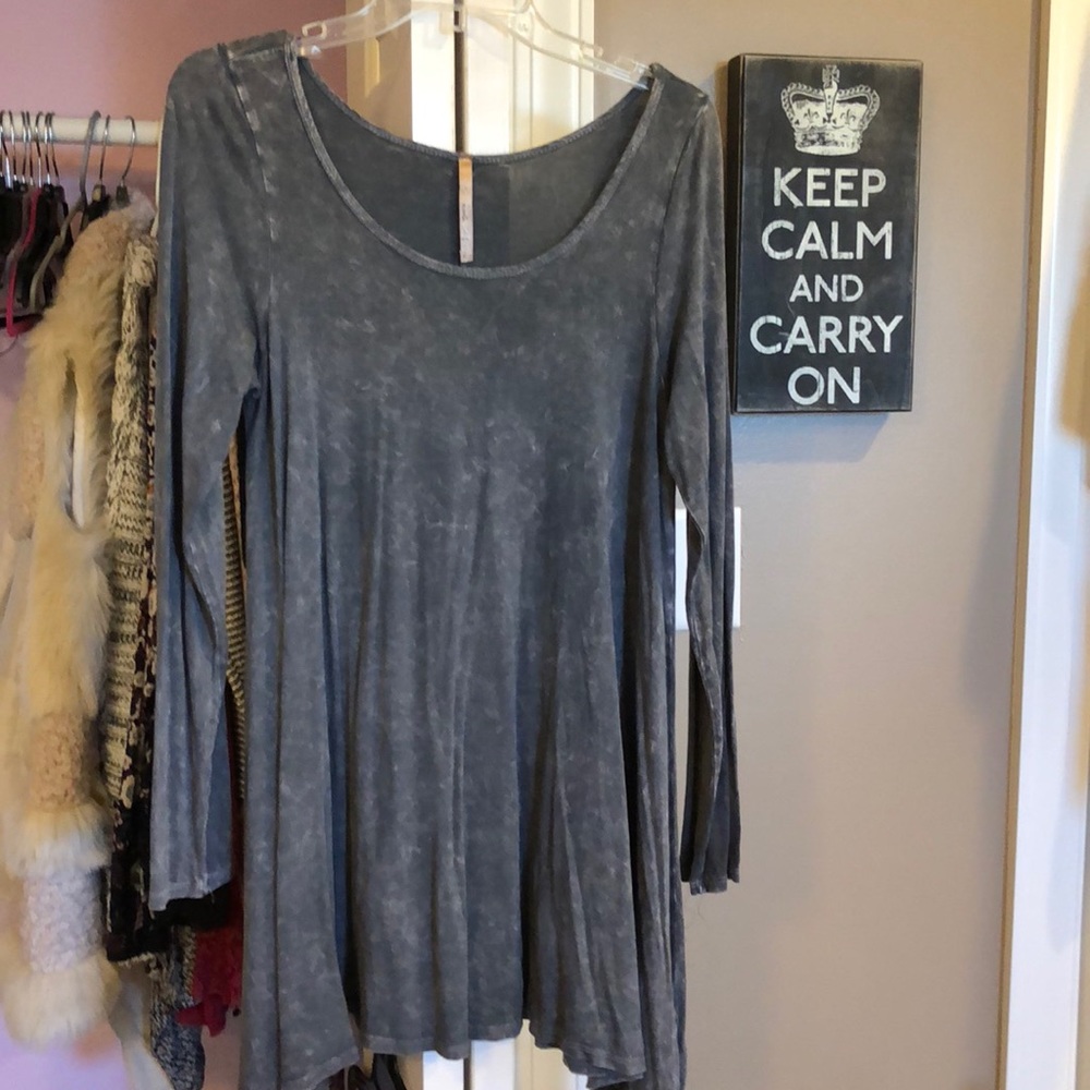 Grey Long Sleeve Piko